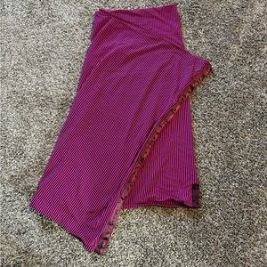 Lululemon Vinyasa Scarf  Pink & Maroon